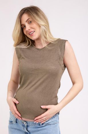 חולצת הריון מיה זית