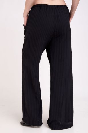 מכנסי הריון נוחים שחורים