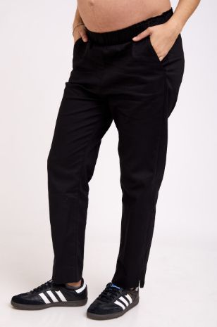 מכנסי הריון מחוייטים שחורים