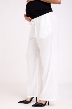 מכנסי הריון תמוז לבנים של אבישג ארבל