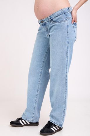 ג'ינס להריון לונה תכלת אבישג ארבל