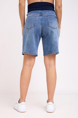 ברמודה הריון ג'ינס קלי כחול בהיר