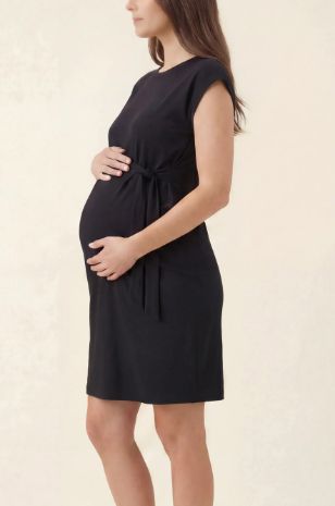 שמלת הריון הדס שחורה
