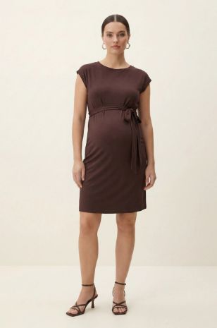 שמלת הריון הדס חומה