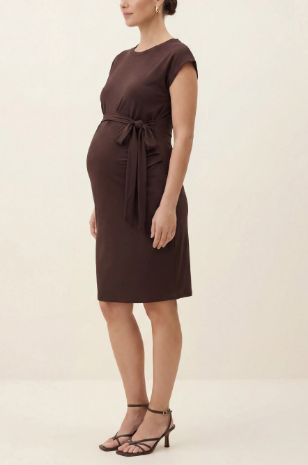 שמלת הריון הדס חום של אבישג ארבל