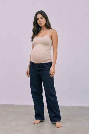 ג'ינס הריון אמבר שחור כחול