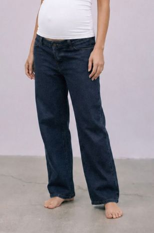 ג'ינס הריון אמבר שחור כחול