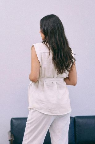 חולצת הריון עם קשירה שמנת